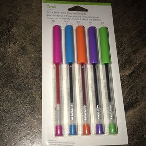 NEW - Cricut extra fine point pen set, brights 0.3 point.